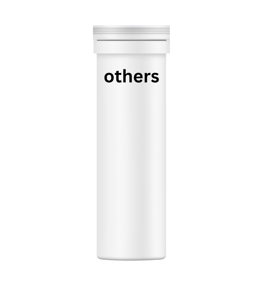 Generic detox capsules bottle